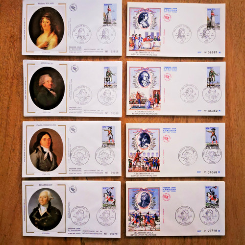 Francia lotto 8 buste - ⭐,