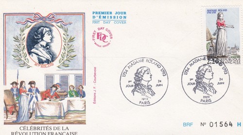 France 1989 fdc - france, madame