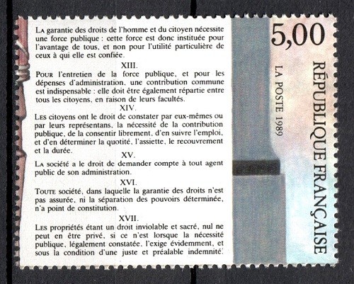 Stamp timbre france 1989 - ,