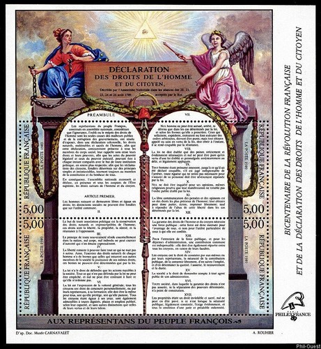 France 1989 declaration des - france,