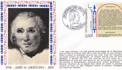France 1989 fdc bicentenaire - 1989,