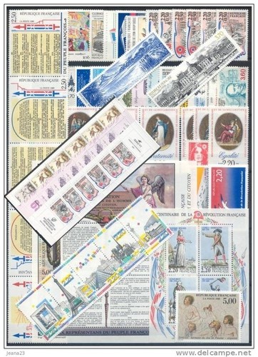 Année complète france - complÈte, 1989
