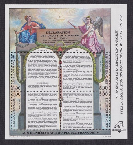 France 1989 déclaration des - france-1989-déclaration,