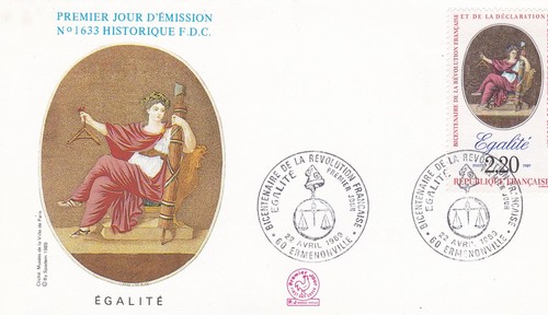 France 1989 fdc bicentenaire - france,