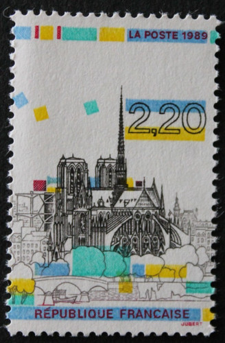 Timbre france notre - timbre,
