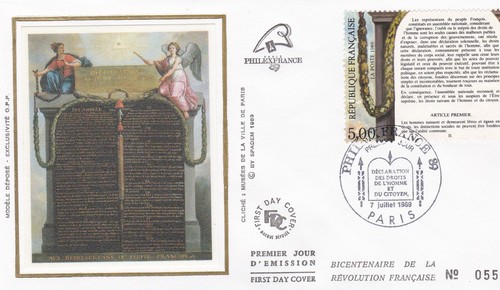France 1989 fdc philaxfrance - 1989,