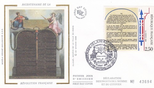 France 1989 fdc bicentenaire - france,