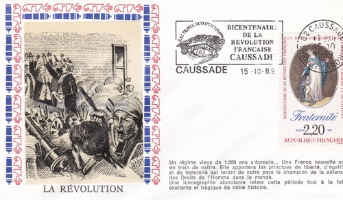 France 1989 fdc bicentenaire - 1989,