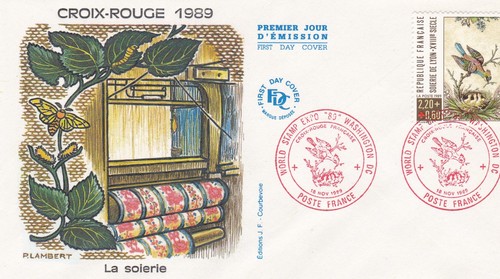 France 1989 fdc croix rouge - fdc,
