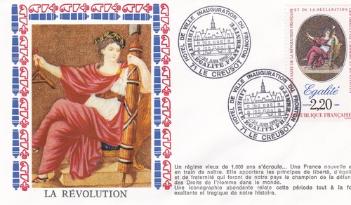 France 1989 fdc bicentenaire - france,