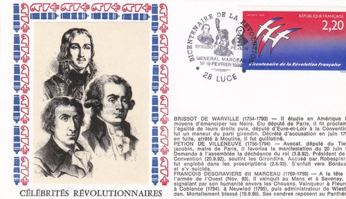 France 1989 fdc bicentenaire - fdc,