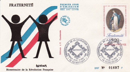 Francia 1989 fdc - 1989, bicentenario