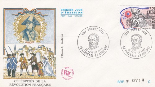 France 1989 fdc drouet - france,