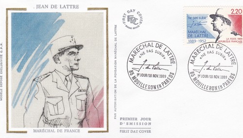 France 1989 fdc marechal - 1989,