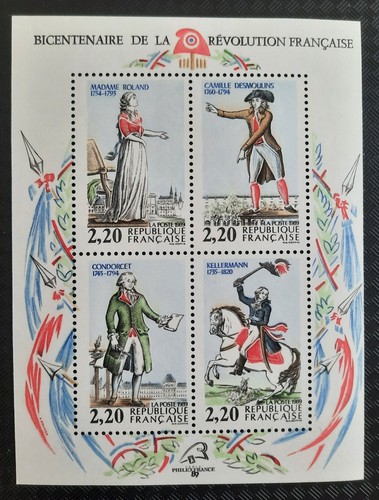 Blocco francobolli francia - blocco,
