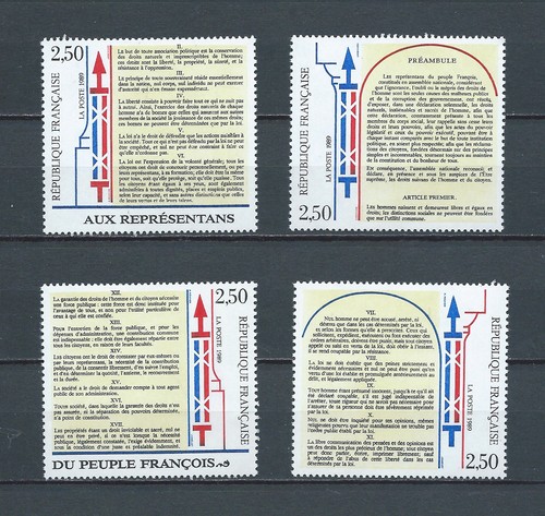 France 1989 2602 à 2605 - france, yt