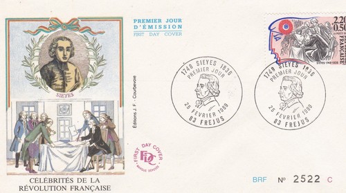 France 1989 fdc sieyes - sieyes, yt