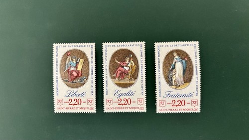 France spm 1989 - france, 3v