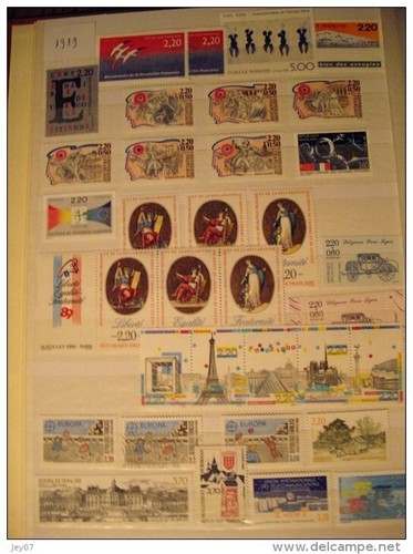 France année 1989 - france, complete