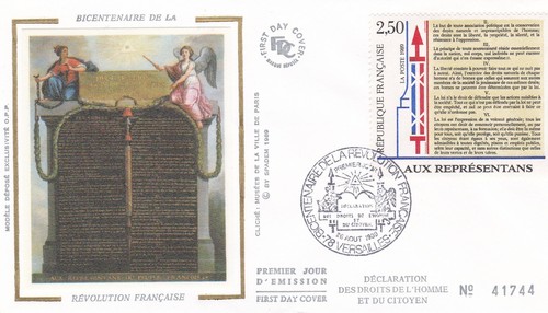 France 1989 fdc bicentenaire - 1989,