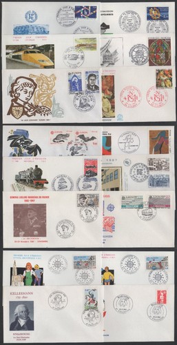 Francia 1979 1989 16 buste - -,