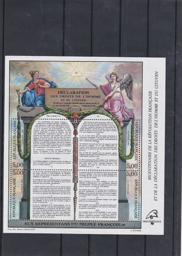 France 1989 declaration des - 1989,