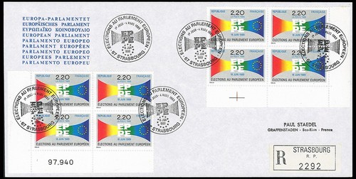 Recommandée france 1989 - recommandée,