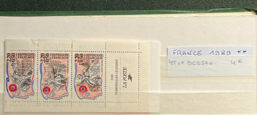 Timbres france 1989 - timbres, yt