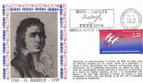 France 1989 fdc bicentenaire - 1989,