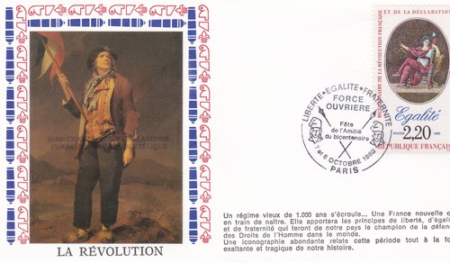 France 1989 fdc bicentenaire - france,
