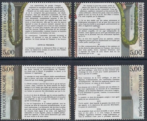 Timbre france 2596 - timbre, 2596/2599**