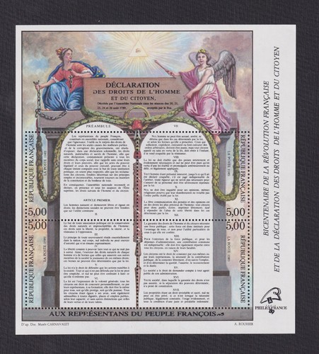 France 1989 déclaration - france-1989-déclaration, des
